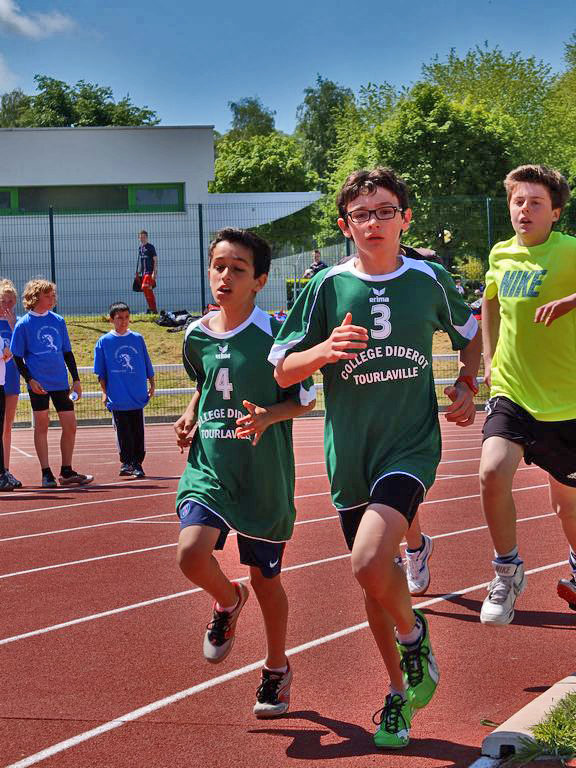 Hadrien Mathis Athlétisme UNSS - Collège Diderot